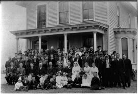 John Bach and Mary Rasmussen wedding, Hammond, circa 1917