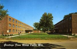 Housing for men at Wisconsin State College at River Falls, Wisconsin