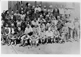 Hudson: railroads, C. St. P., M & O, shop force, undated