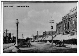 Main Street in River Falls, 1920