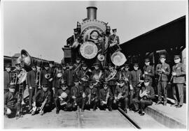 Hudson: people, Omaha Railway Band, Ben Krook, T.F. Herst, undated