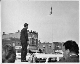 John F. Kennedy visit to River Falls, March 1960