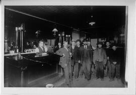 Ellsworth: Richter Hotel and Bar, Fred Krushinsky behind bar, undated