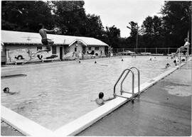 Glen Park swimming pool in River Falls, circa 1955