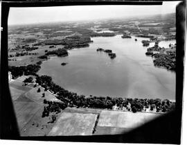 Burnett County: Views, lakes, Danbury WIS, circa 1940