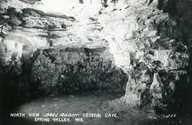 North view, 'Ball Room,' Crystal Cave, Spring Valley, Wisconsin