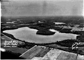 Burnett County: Views, lakes, Siren WIS, Viola Lake, circa 1940