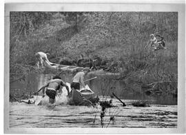 Canoers on Kinnickinnic river, circa 1970