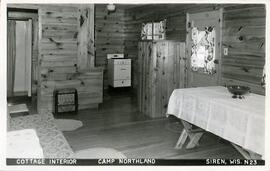 Cottage Interior, Camp Northland, Siren, Wisconsin