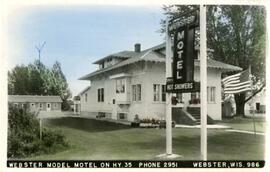 Webster model motel on Hy. 35, Webster, Wisconsin