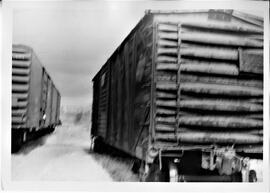 Hudson: railroads, box cars, undated