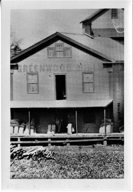 Greenwood Mills main building in River Falls, circa 1870