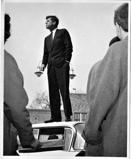 John F. Kennedy visit to River Falls, March 1960