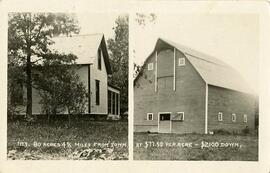 Number 3: farmhouse, barn, and 80 acres of land for sale, 4½ miles from town, Grantsburg, Wisconsin