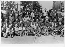 Hudson: railroads, C. St. P, M & O, shop force, undated