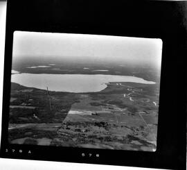 Burnett County: Views, lakes, Big Yellow Lake, circa 1940