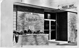 Public library, city hall, police station in River Falls, undated, circa 1970