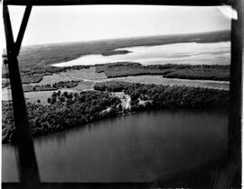 Burnett County: Views, lakes, Danbury WIS, airstrip, Anchor Inn, Viola Lake, Big Sand Lake, circa...