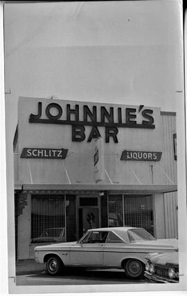 River Falls: businesses, saloons/taverns: Johnnie's Bar, 1967