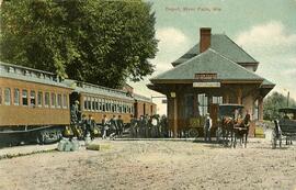 Train depot, River Falls, Wisconsin