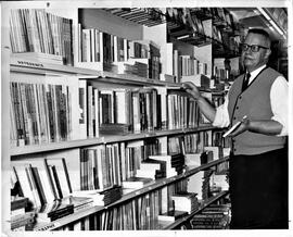 Grant Jones, book shop owner in River Falls, undated