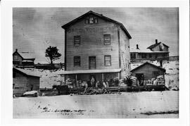 Greenwood Mill in river Falls, circa 1870