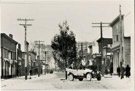Spring Valley: Views, Main Street, Santa Claus comes to town, undated