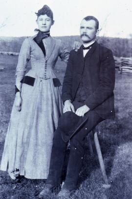 Charles and Mina Hoyt Smith, circa 1890