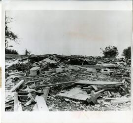 Woodville: Events, tornado, Wilfred Helgeson home, 5 June 1958