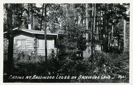 Cabins at Basswood Lodge resort on Basswood Lake, Amery, Wisconsin