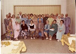 River Falls: Schools, public, peoples/students, RFHS class of 1926, 50th reunion, L to R; top row...