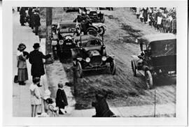 Patriot Day on Main Street in River Falls, April 27, 1917