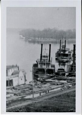 Prescott: views, Levee, undated