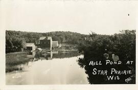 Mill pond at Star Prairie, Wisconsin