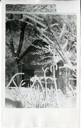 old barn close to old Leary Quarry in River Falls, circa 1976