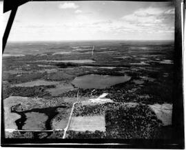 Burnett County: Views, lakes, near Danbury WIS, Minerua Lake, circa 1940