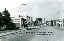 Main Street looking east, Baldwin, Wisconsin