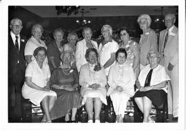 River Falls: Schools, public, peoples/students, class of 1923, back row: Ed Spriegel, Nova Moore,...