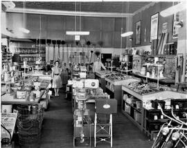 River Falls: Businesses, hardware, Western Auto Store, Mr. & Mrs. KuKla Combine, 1948