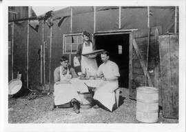 Logging cook shack, Hammond, Wisconsin area, undated