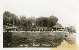 Train depot, River Falls, Wisconsin