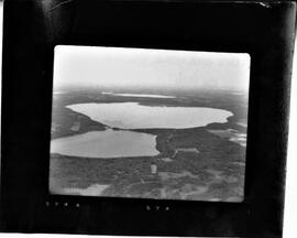 Burnett County: Views, lakes, Yellow Lake, Big and Little Yellow, circa 1940