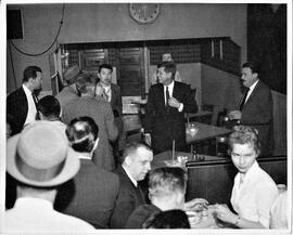 John F. Kennedy visit to River Falls, March 1960