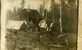 Deer hunting camp near Centuria, Wisconsin