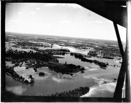 Burnett County: Views, lakes, Clam or Wood Lake, circa 1942