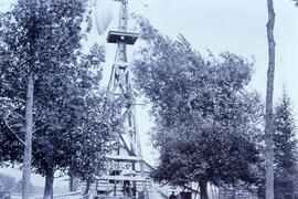 Fedderly Windmill in Rock Elm Township, circa 1890