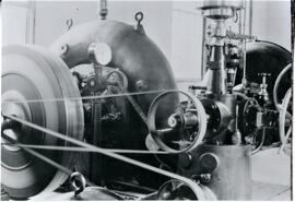 St. Croix County: Hudson Township, Burkhardt, utilities, power house, interior, undated
