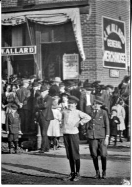 Patriot Day on Main Street in River Falls, April 27, 1917