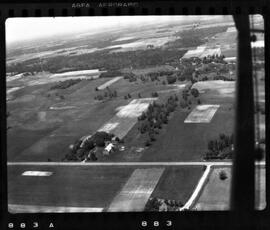 Burnett County: Agriculture, farms on highway 70, between Alpha and Grantsburg, WIS, circa 1940