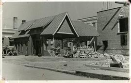 Post-flood damaged buildings, Spring Valley, Wisconsin